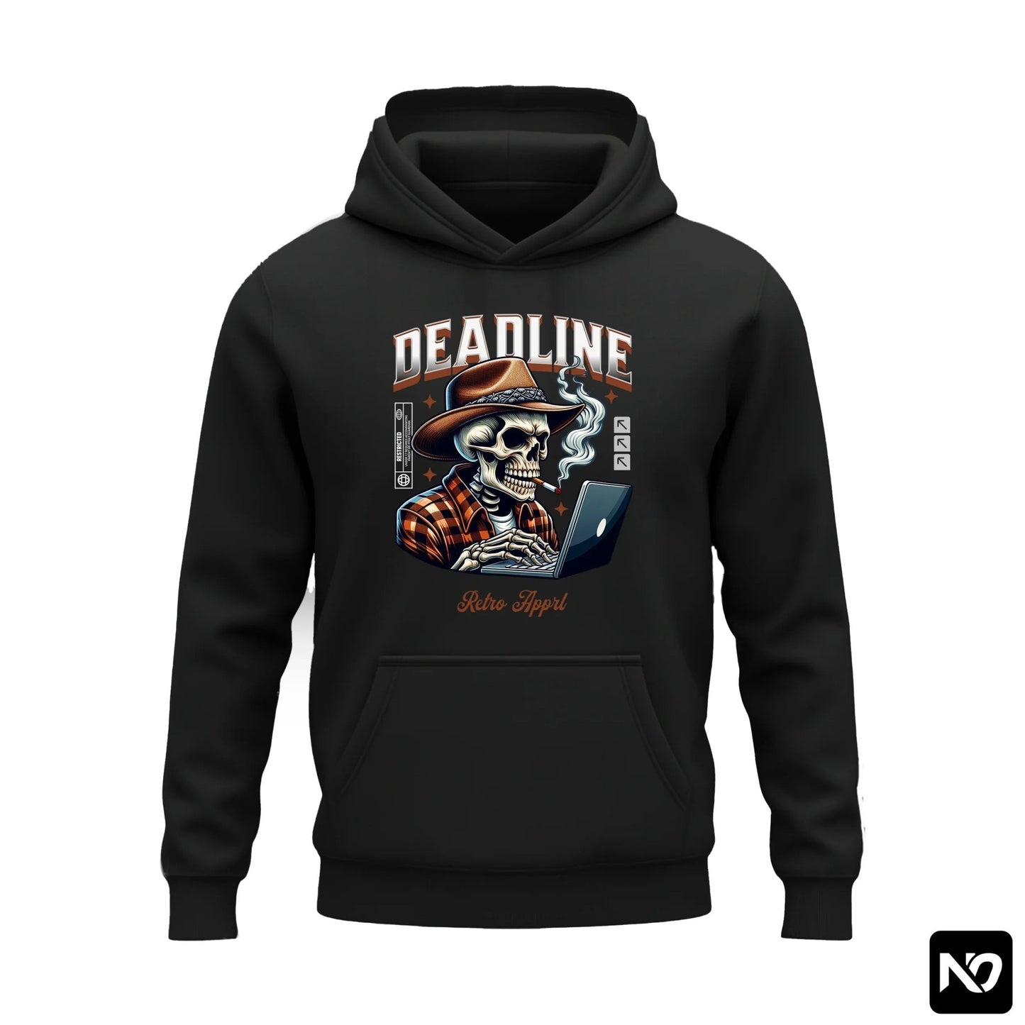 DEAD LINE FLEECE HOODIE GRAPHIC 016 - Nain Oath