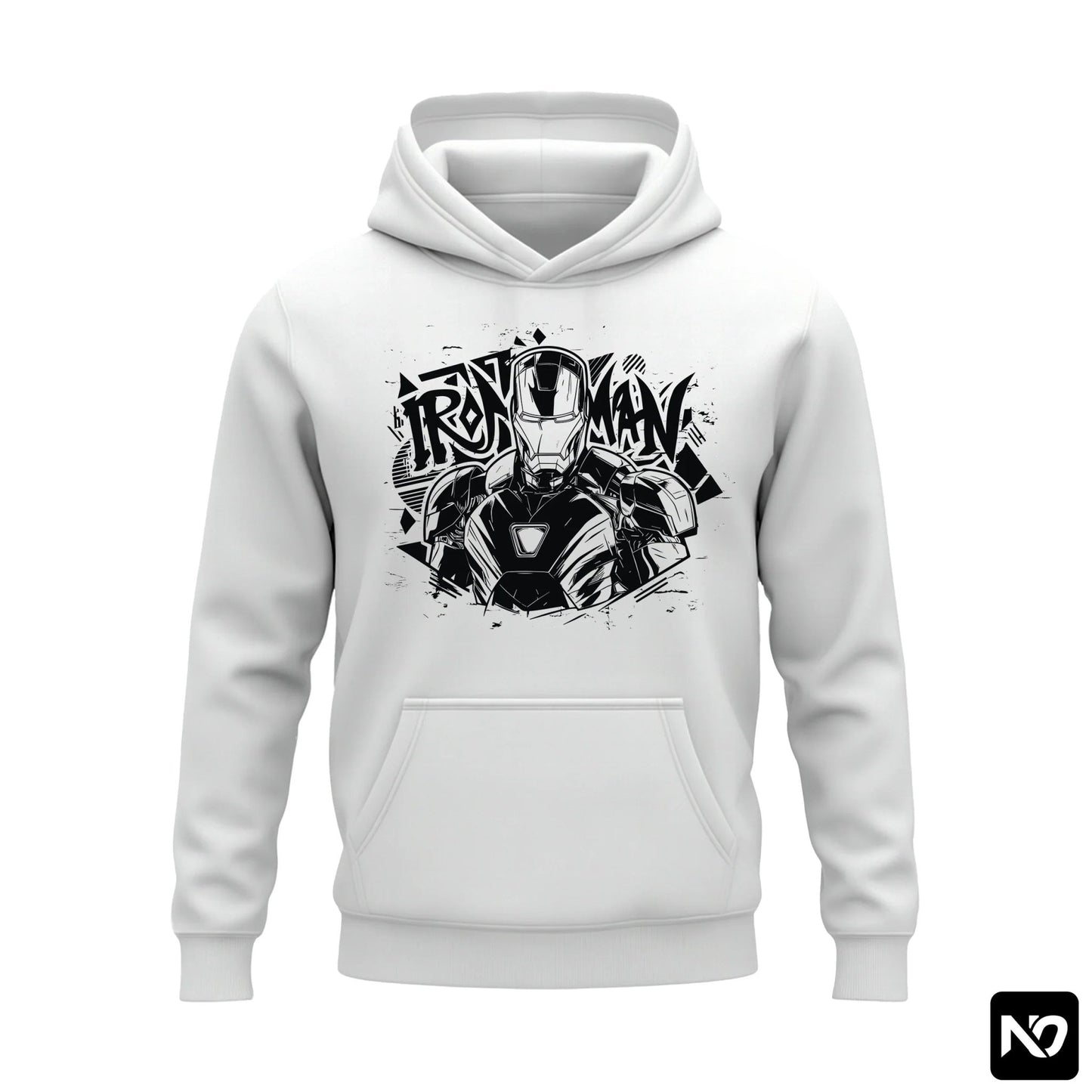 DESIGN IRON MAN FLEECE HOODIE GRAPHIC 017 - Nain Oath