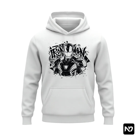 DESIGN IRON MAN FLEECE HOODIE GRAPHIC 017 - Nain Oath