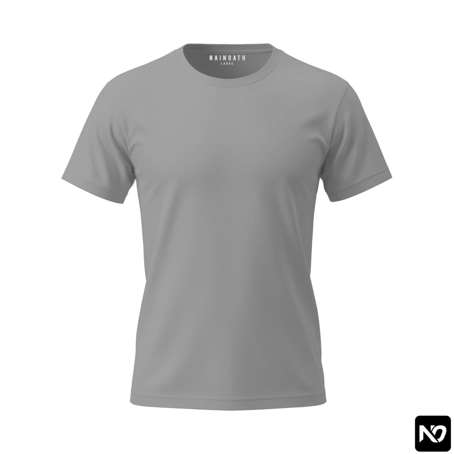 Essential Grey Casual Top: Basic Tee