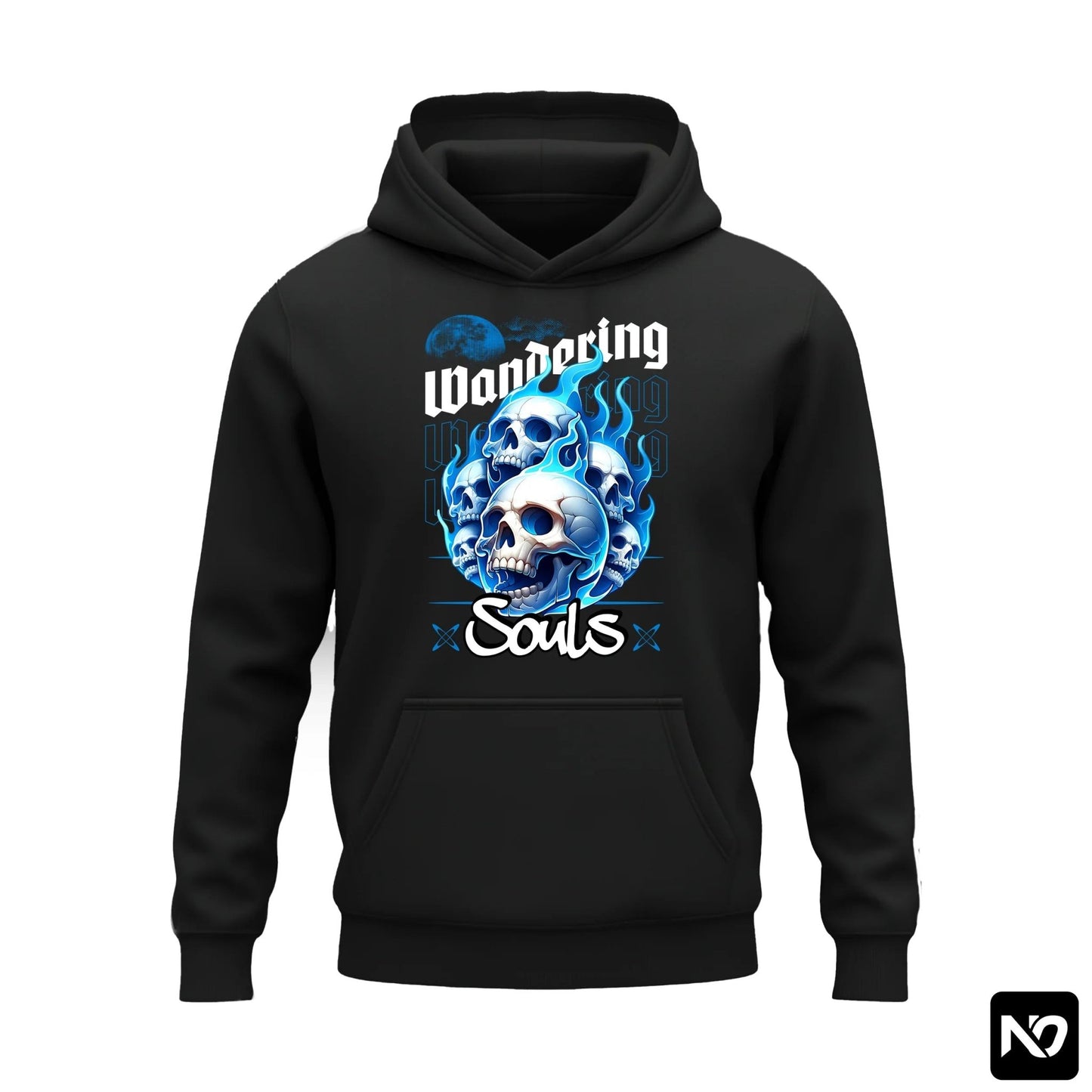 WONDERING SOUL FLEECE HOODIE GRAPHIC 021 - Nain Oath
