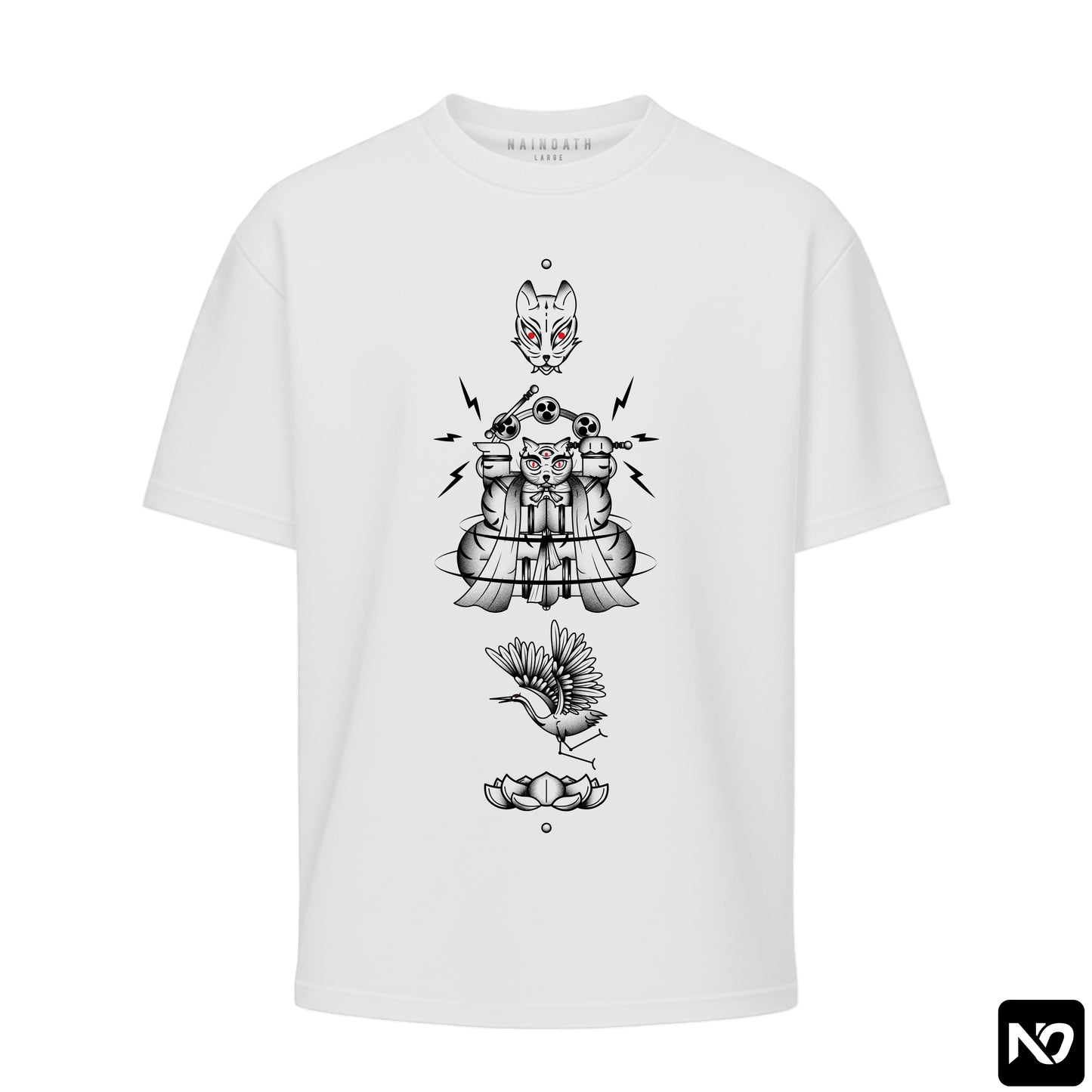 MONSTER CAT OVERSIZED TEE UNISEX