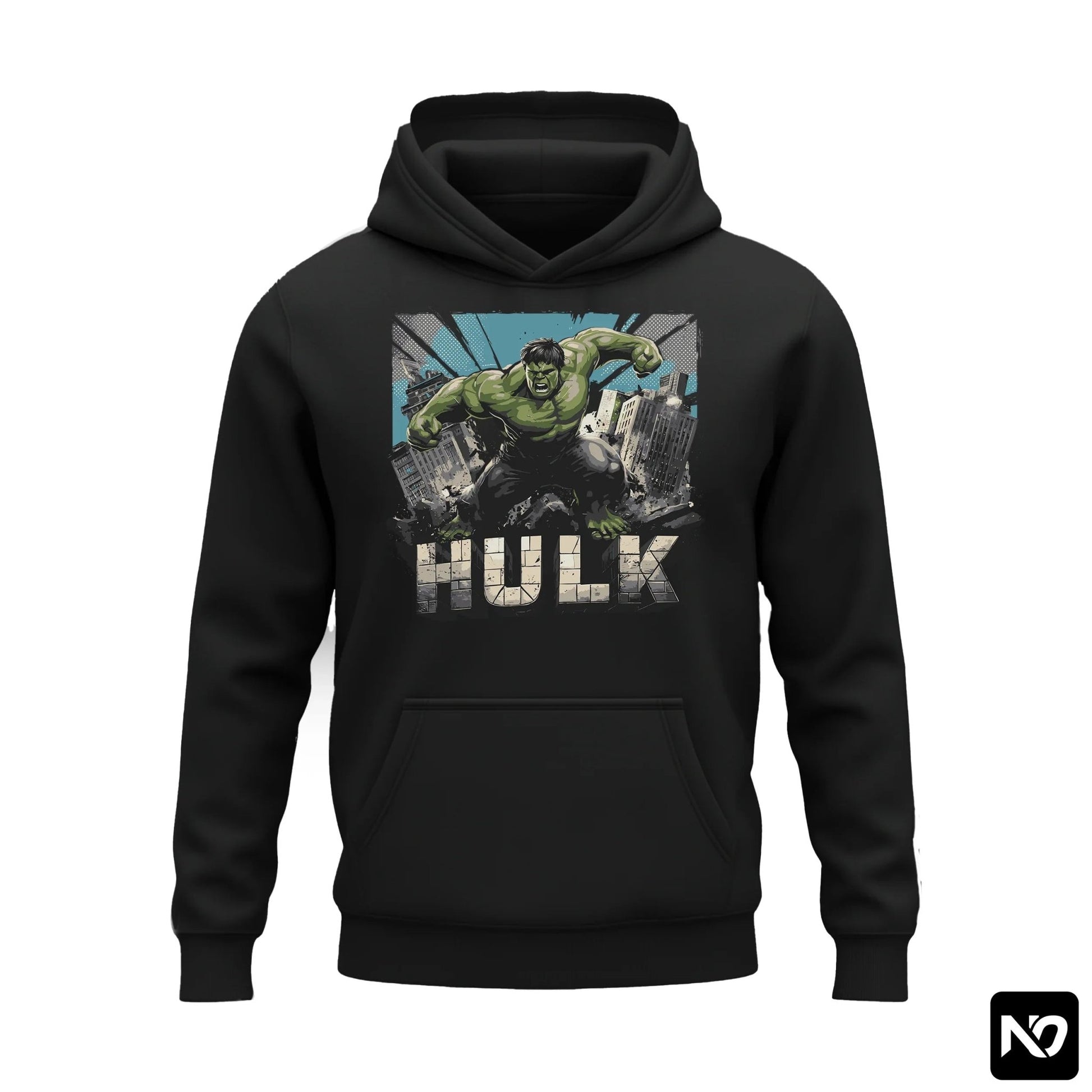 DESIGN HULK FLEECE HOODIE GRAPHIC 009 - Nain Oath