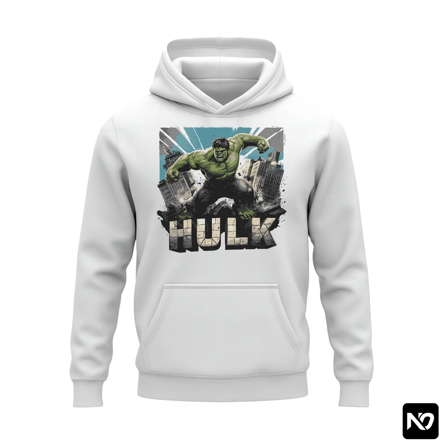 DESIGN HULK FLEECE HOODIE GRAPHIC 009 - Nain Oath