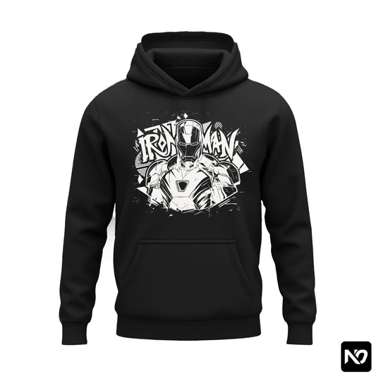 DESIGN IRON MAN FLEECE HOODIE GRAPHIC 017 - Nain Oath