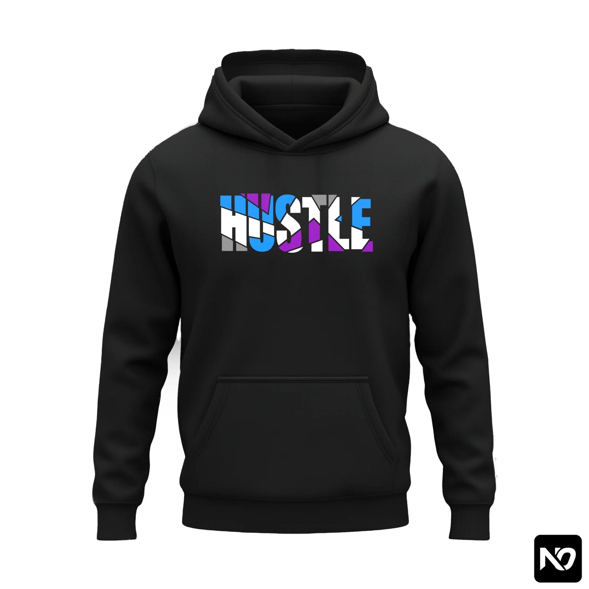 HUSTLE FLEECE HOODIE GRAPHIC 004 - Nain Oath