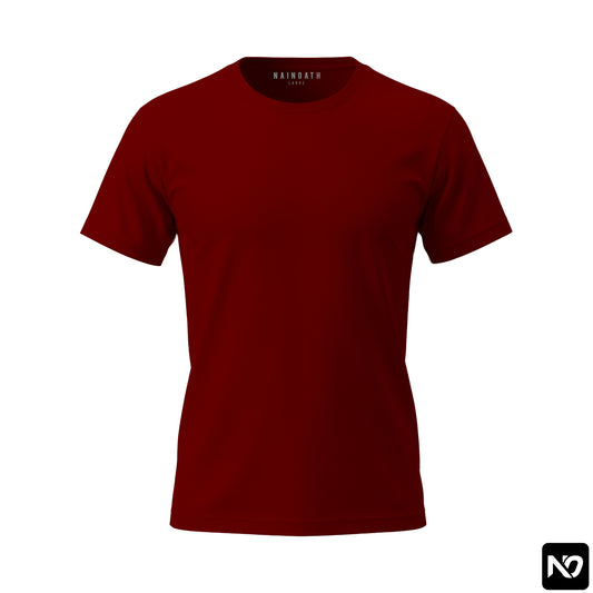 MAROON BASIC TEE