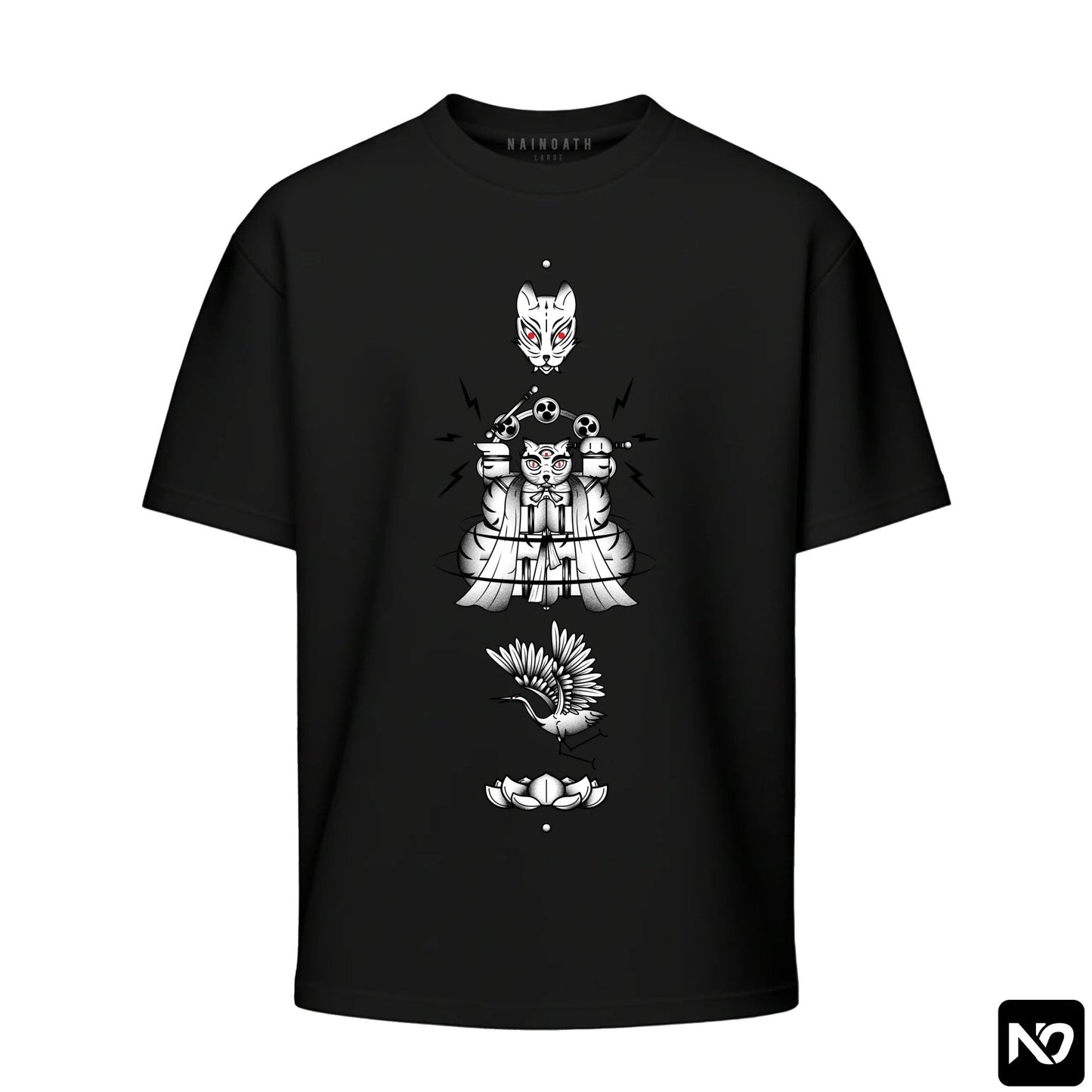 MONSTER CAT OVERSIZED TEE UNISEX - Nain Oath