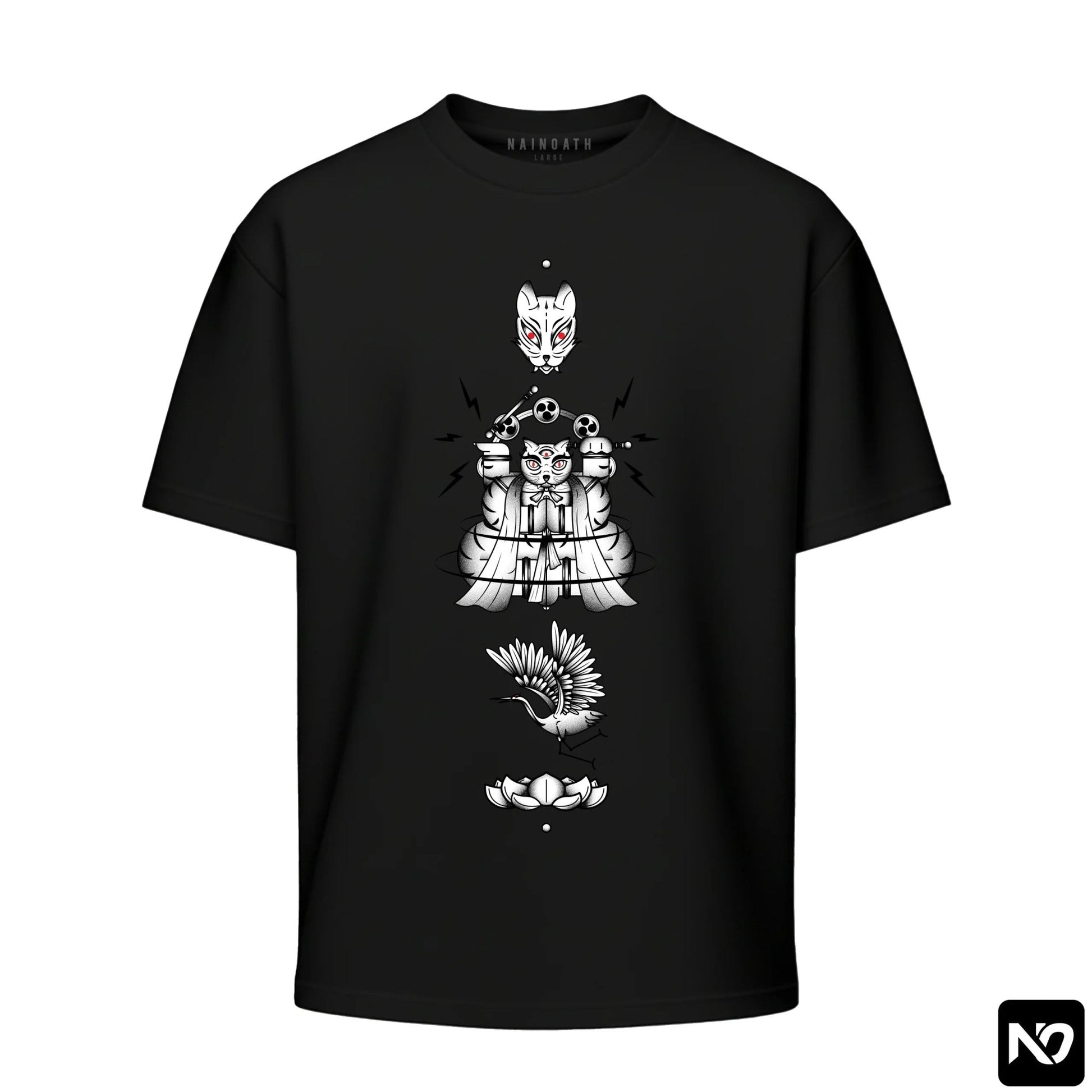 MONSTER CAT OVERSIZED TEE UNISEX - Nain Oath