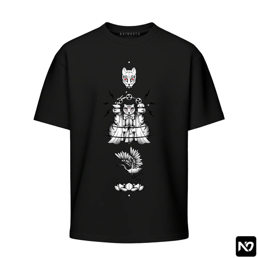 MONSTER CAT OVERSIZED TEE UNISEX - Nain Oath