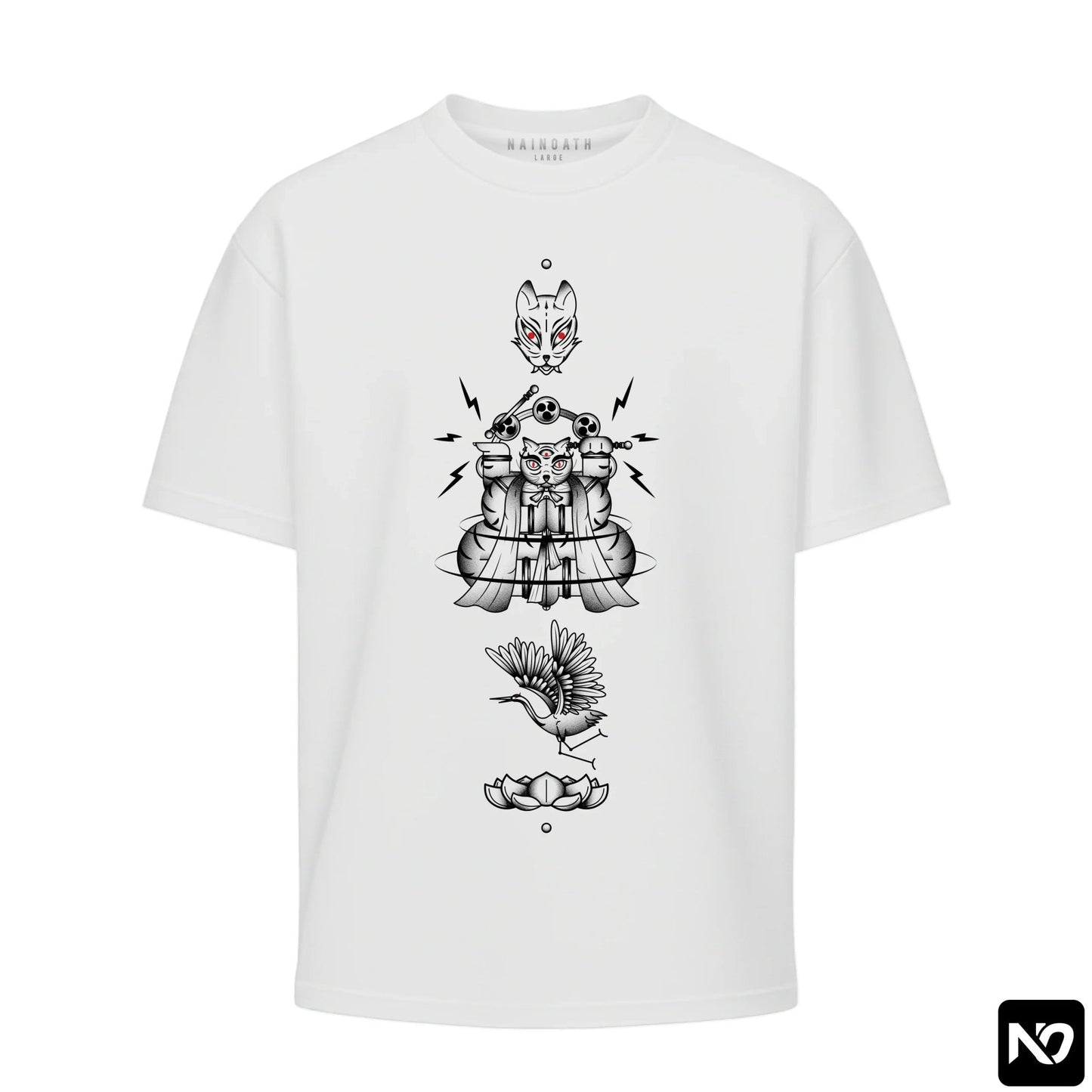 MONSTER CAT OVERSIZED TEE UNISEX - Nain Oath