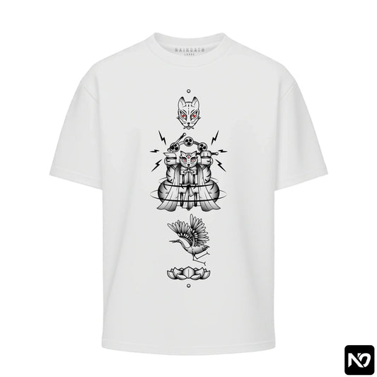 MONSTER CAT OVERSIZED TEE UNISEX - Nain Oath