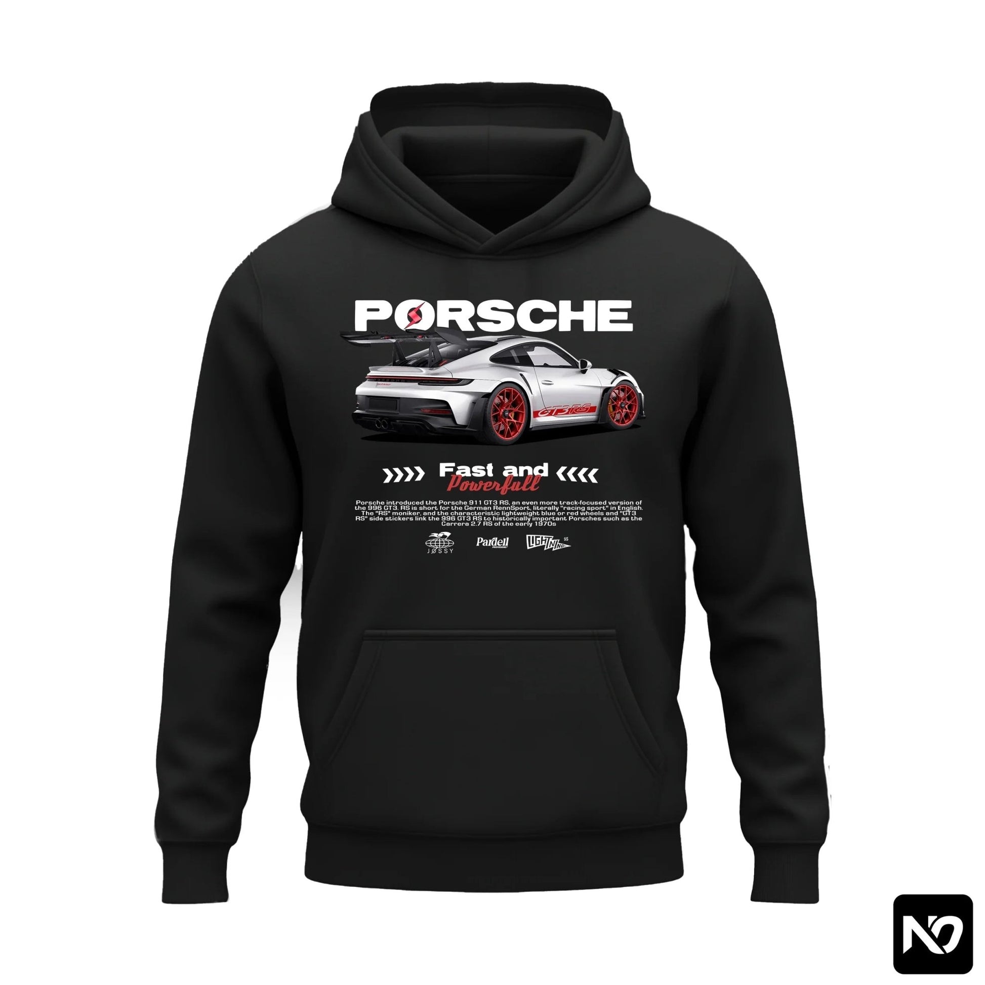 PORSCHE 911 FLEECE HOODIE GRAPHIC 011 - Nain Oath